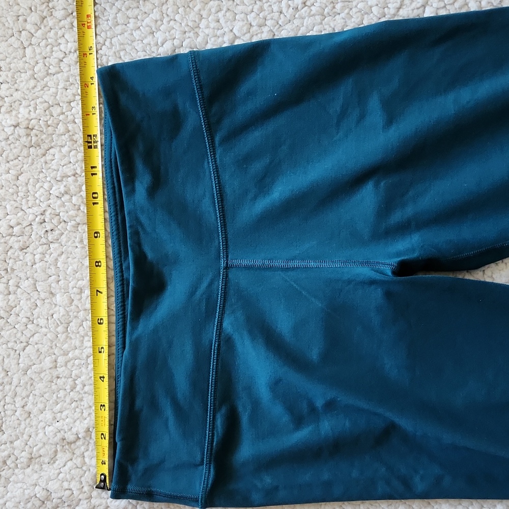 Fabletics Teal leggings full length activewear Women Sz M workout gym yoga - Picture 6 of 8